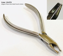[115-0770] Aligner Pliers Slim Hole Punch 1.5mm, short